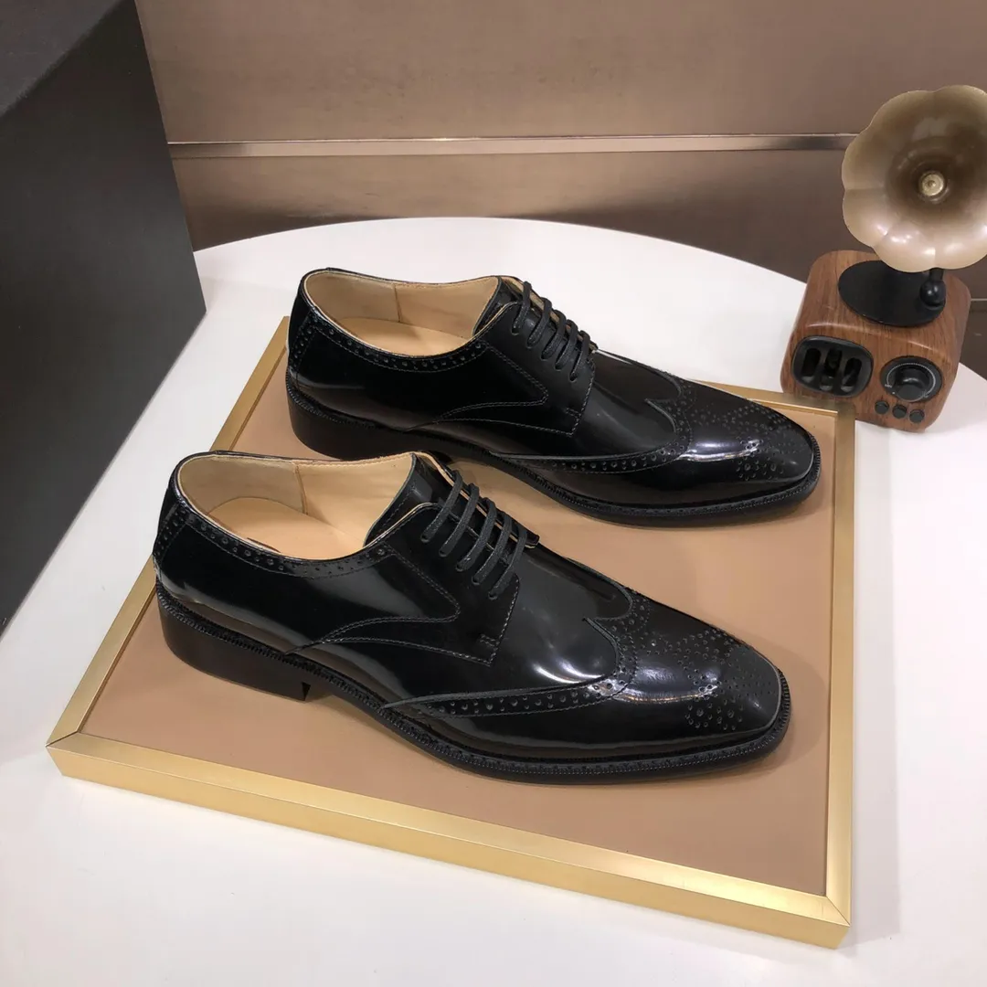 Men's shoes 💰640💰[Dior] (water-dyed cowhide lining) Dior original 1:1 high quality factory, imported original materials, imported version of raw cowhide, water-dyed cowhide lining, original TPU outsole, code number: 38-44